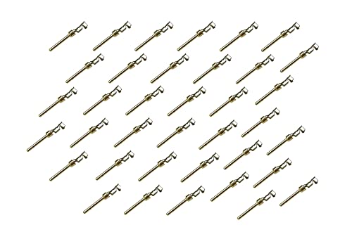 DB37 Male Crimp Kit - No Ear, Full Profile, Deluxe Metal Hood Connector Set for Industrial Equipment & Automotive Wiring (Compare at $21.26) - Perfect for Data Centers, Server Rooms & Vehicle Electronics Installation