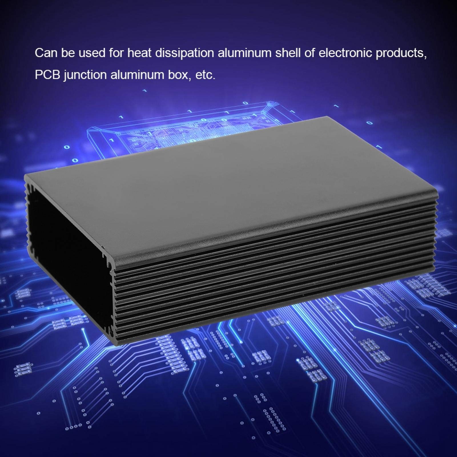 DIY Aluminum Project Box 27x66x100mm - Matte Black Enclosure for Electronics, PCB & Heat Dissipation - Waterproof & Anti-Thunder Aluminum Housing for DIY Projects, Circuit Boards & Industrial Applications