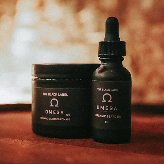 Omega Beard Oil for Men - Natural Growth & Conditioning Beard Oil with Argan & Jojoba Oils - Perfect for Daily Grooming & Styling