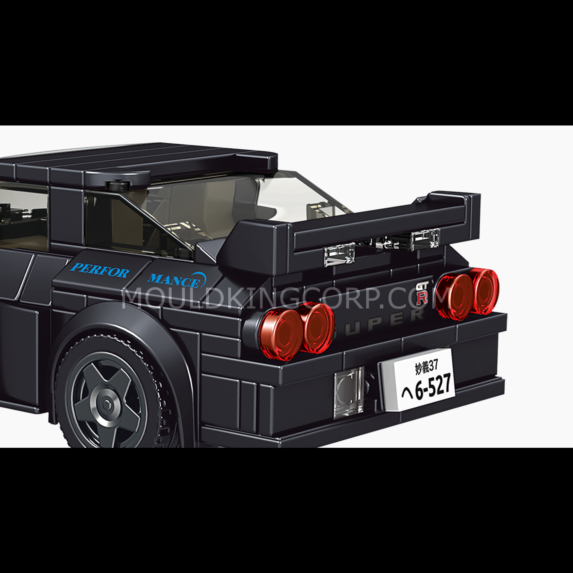 Mould King 27014S The GTR R32 Mini Sports Car Building Set - 389 PCS DIY Model Kit for Adults & Teens | Perfect for Car Enthusiasts, Home Decor, and Gift Giving