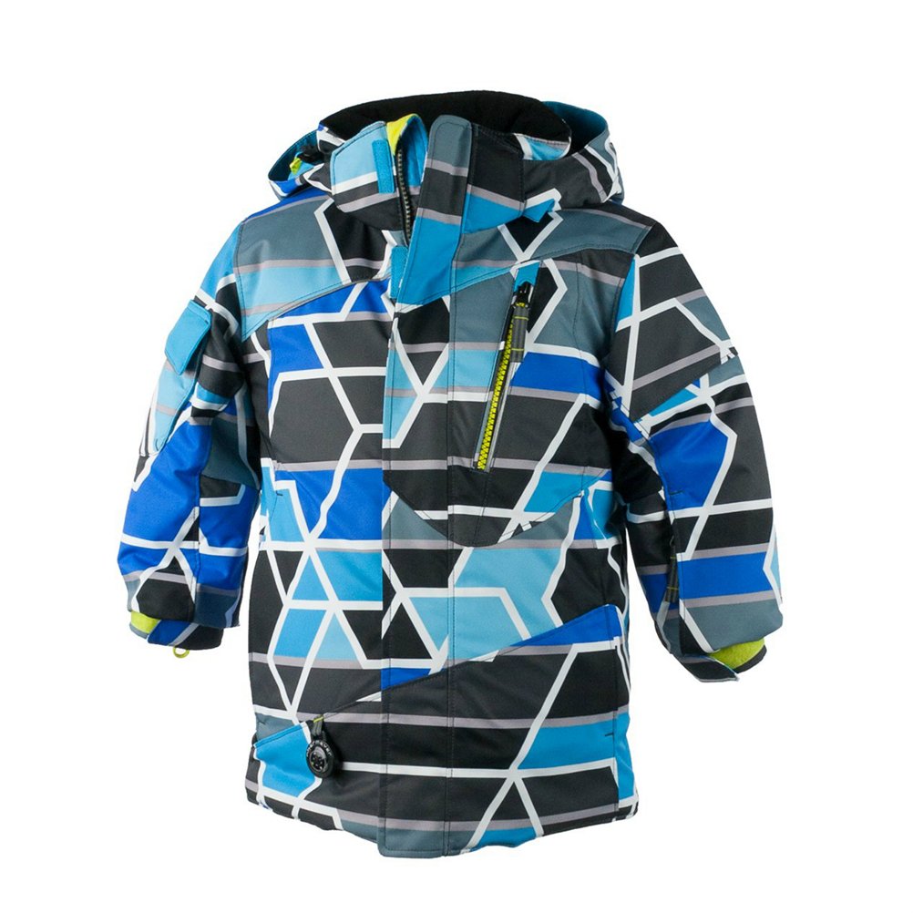 Obermeyer Sidewinder Jacket for Toddler Boys - Waterproof Winter Coat with Quad Print - Perfect for Snow Play, Skiing & Outdoor Adventures