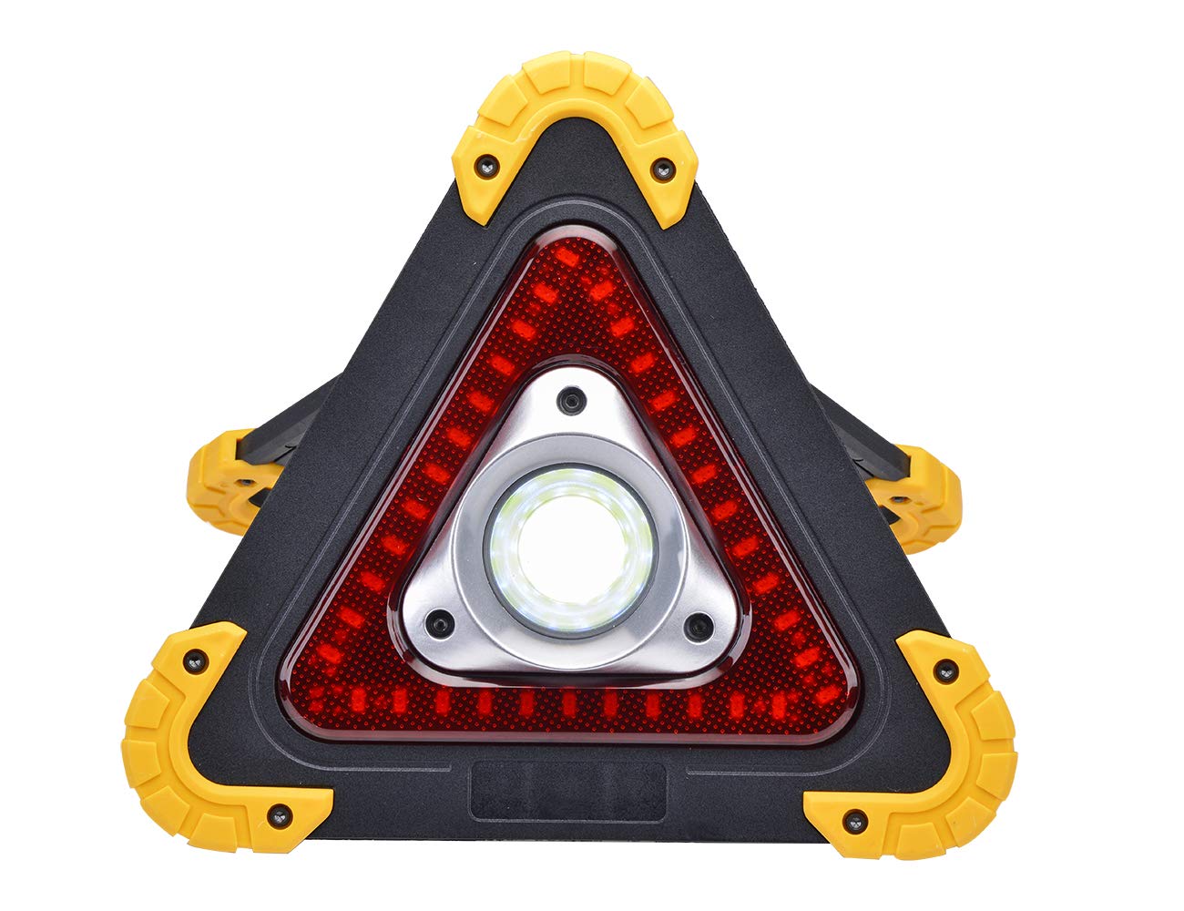 Triangle Emergency Warning Light - 700 LUMENS LED Flood Light, Portable Weatherproof Work Light for Camping, Hiking, Car Repair & Roadside Emergencies - Perfect for Outdoor Adventures & Vehicle Safety