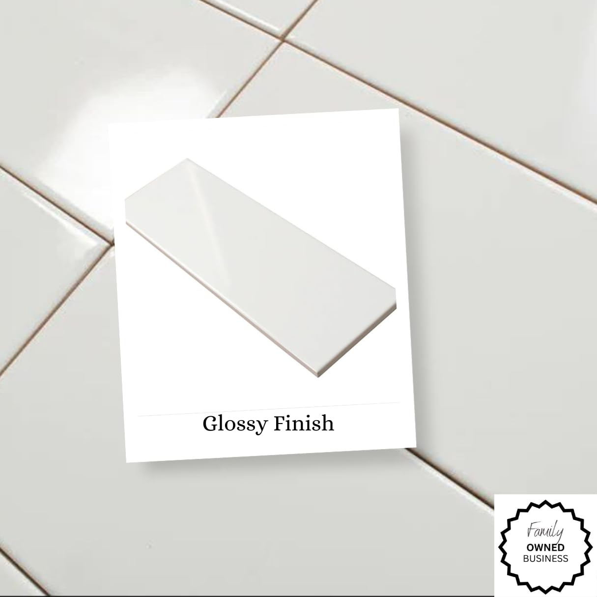 Premium White Ceramic Subway Tile 4x12 Gloss Finish - Waterproof Kitchen Backsplash, Bathroom Shower Wall, Fireplace & Accent Decor (10 Sqft Box) - Easy to Clean & Install for Modern Home Renovation