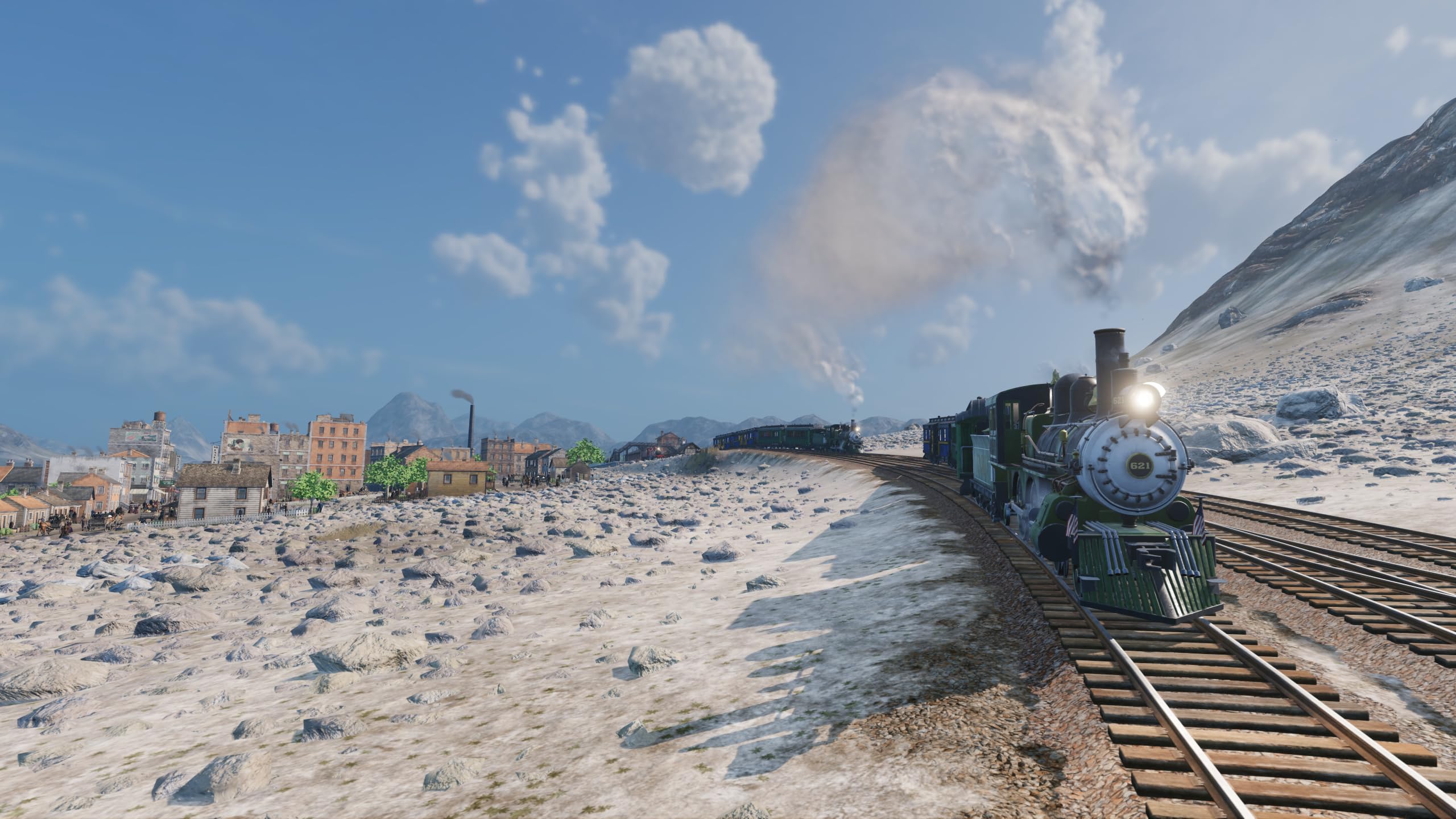 Railway Empire 2 Deluxe Edition for PlayStation 5 (PS5) - Strategic Train Simulation Game - Perfect for Strategy Gamers and Transportation Enthusiasts