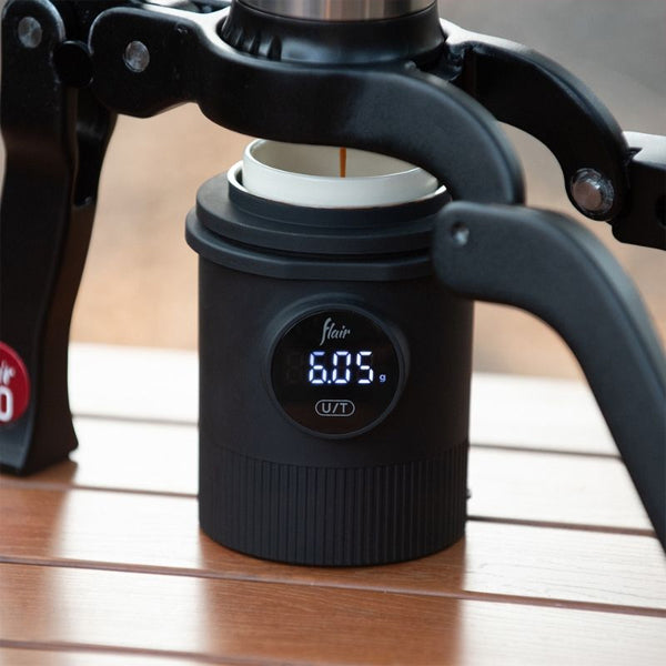 Flair Weigh Cup - Premium Espresso Scale for Coffee Brewing | Accurate Digital Coffee Scale for Baristas & Home Use | Perfect for Pour Over, Drip, and Espresso Brewing