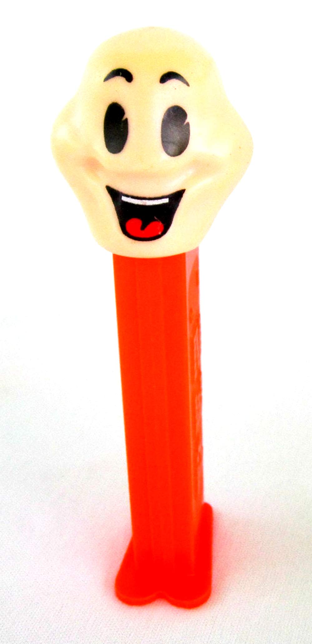 Pez White Ghost Halloween Candy Dispenser with Red Stem - Fun Trick or Treat Treats for Kids & Halloween Party Favors