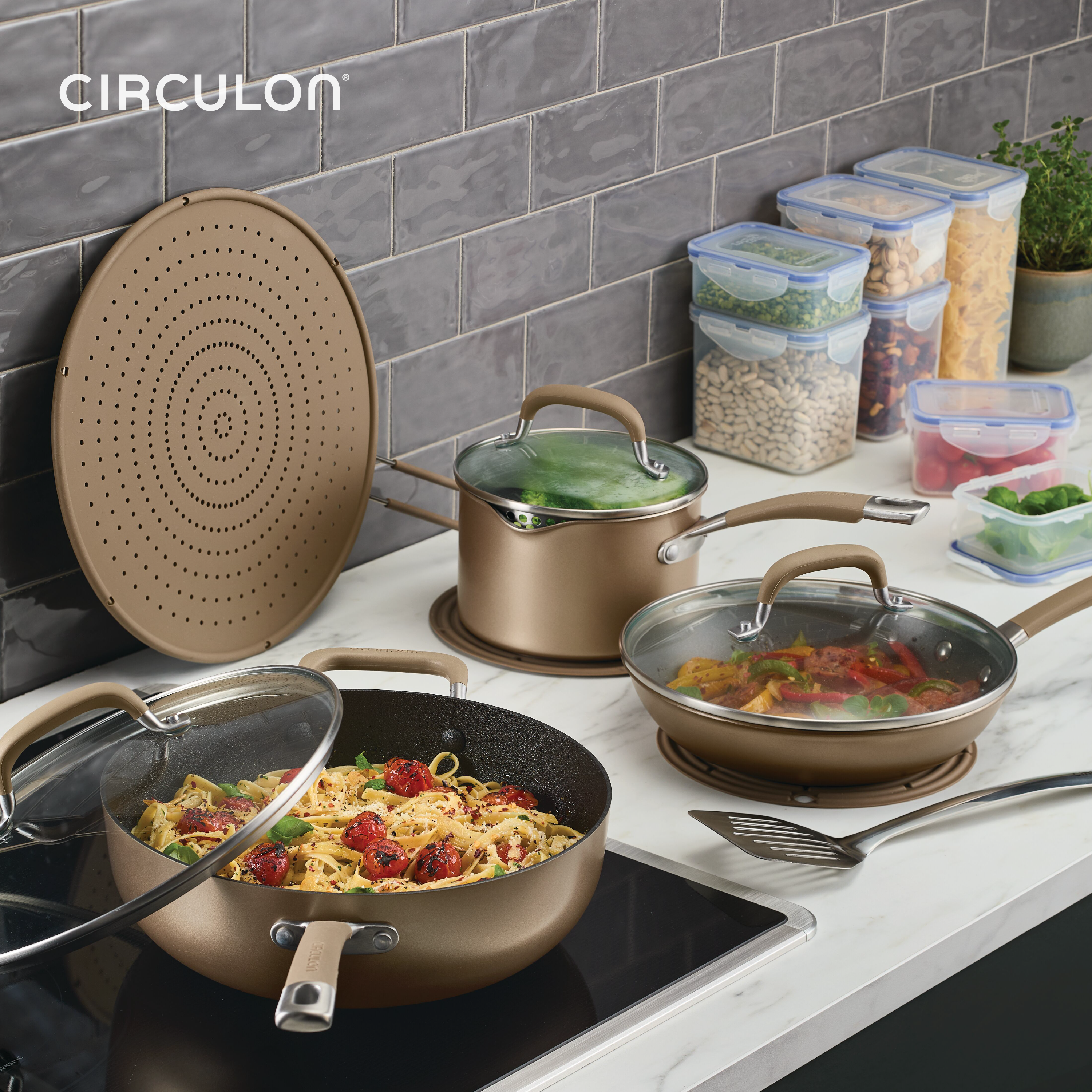 13-Piece Scratch-Resistant Nonstick Cookware Set - Durable Kitchen Pots and Pans for Everyday Cooking, Baking & Frying | Perfect for Home Chefs & Family Meals