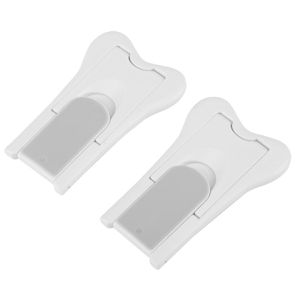 GLOGLOW 2-Pack Invisible Baby Safety Locks for Windows & Sliding Doors - Child Proof Cabinet Locks & Straps for Infants & Toddlers - Perfect for Home Security and Child Safety in Bedrooms, Living Rooms, and Kitchens