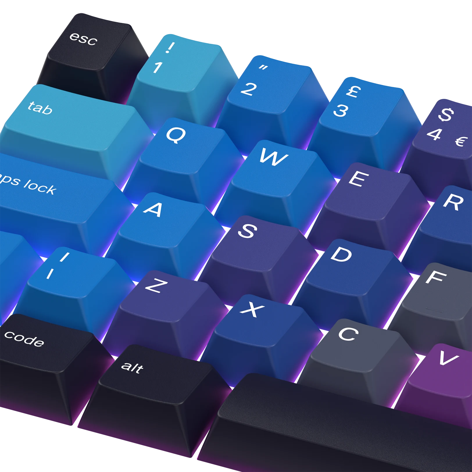 Custom Keycaps for Mechanical Keyboards - Afterparty UK Design - Perfect for Gaming, Typing & Office Work
