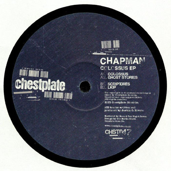 Chapman – Colossus EP | Chestplate – CHST047 | Electronic Music Vinyl Record for DJs & Collectors – Perfect for Clubs & Home Listening
