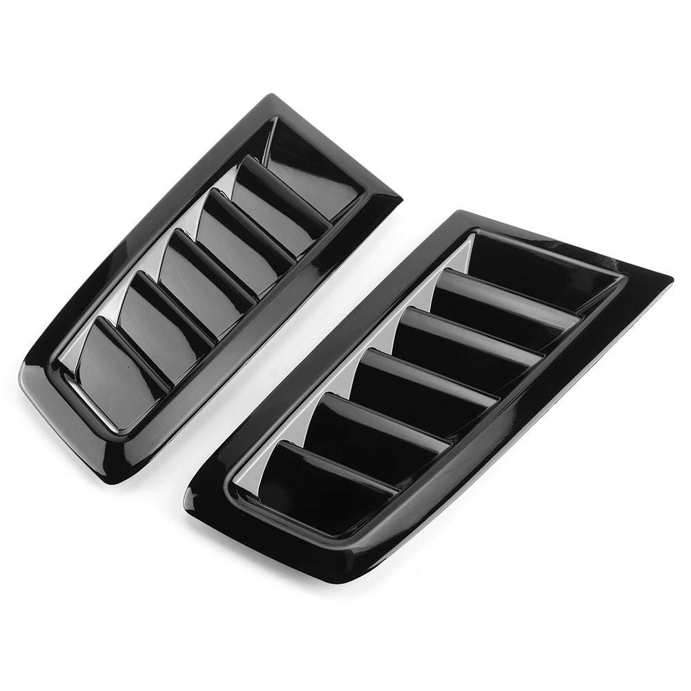 KIMISS ABS Car Bonnet Air Vent Hood Scoop for Ford Focus RS MK2 - Bright Black (SI-AT26105) | Performance Upgrade & Heat Dissipation | Track Racing & Street Style Enhancement
