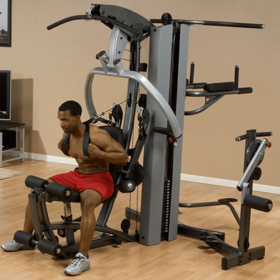 Body Solid Fusion 500 Single Stack Home Gym System - Strength Training Equipment for Full Body Workouts | Perfect for Home Gym, Small Spaces & Personal Fitness Training