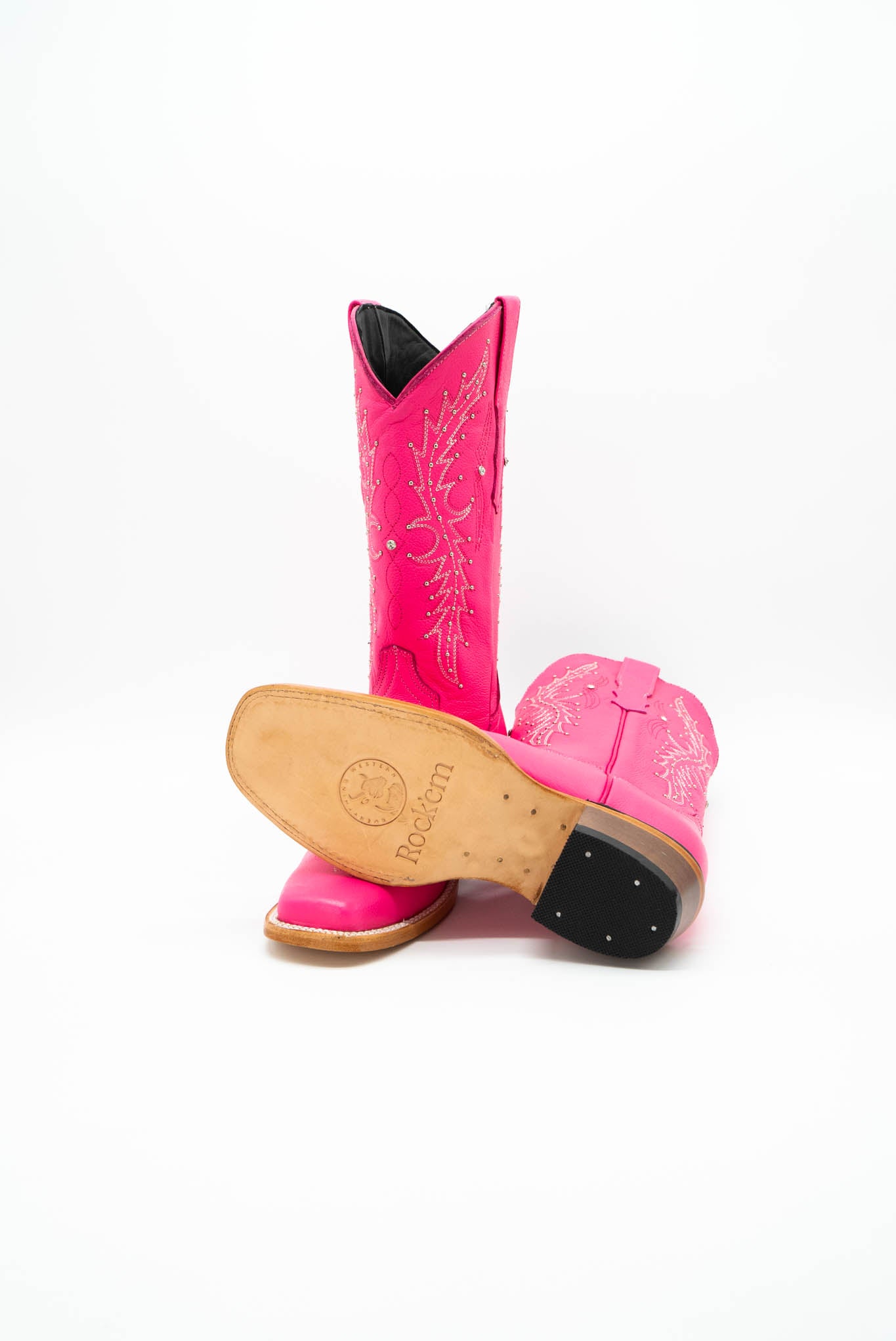 Paulina Frontier Cowgirl Boots for Women - Western Ankle Boots with Leather & Stitching Details - Perfect for Rodeo, Country Dancing & Outdoor Adventures