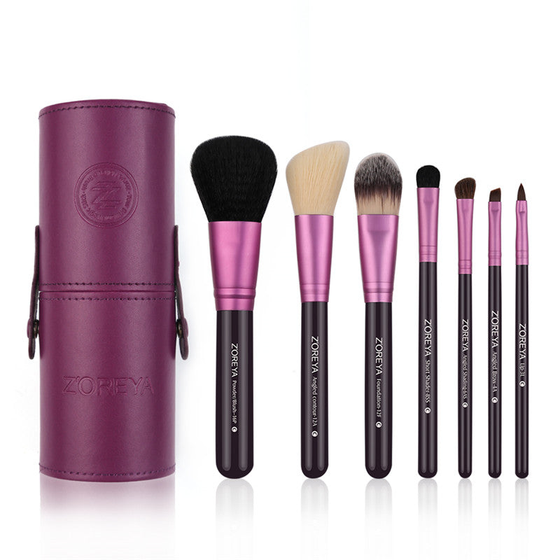 Professional Makeup Brush Set - 12 Piece Vegan & Cruelty-Free Cosmetics Brushes for Foundation, Blending, Contouring - Perfect for Everyday Makeup & Travel