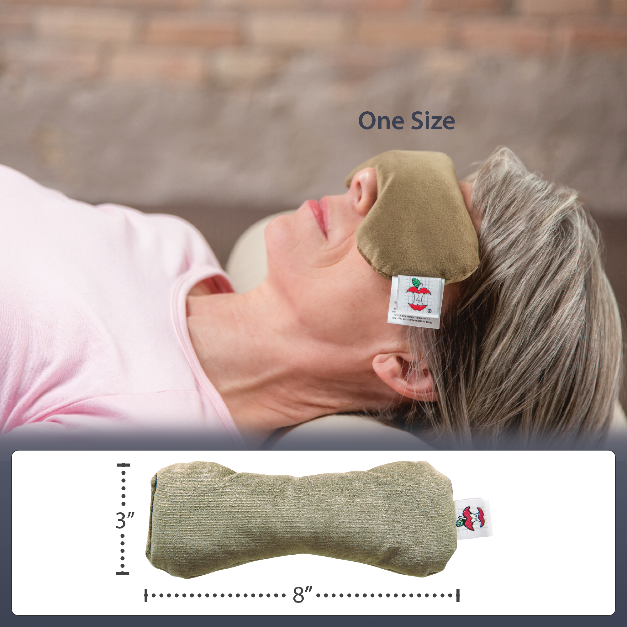 MicroBeads Dry Eye Compress Moist Heat Pack for Dry Eyes Relief - Soothing Warm Eye Mask for Eye Strain, Blepharitis & MGD Treatment - Perfect for Home & Office Use