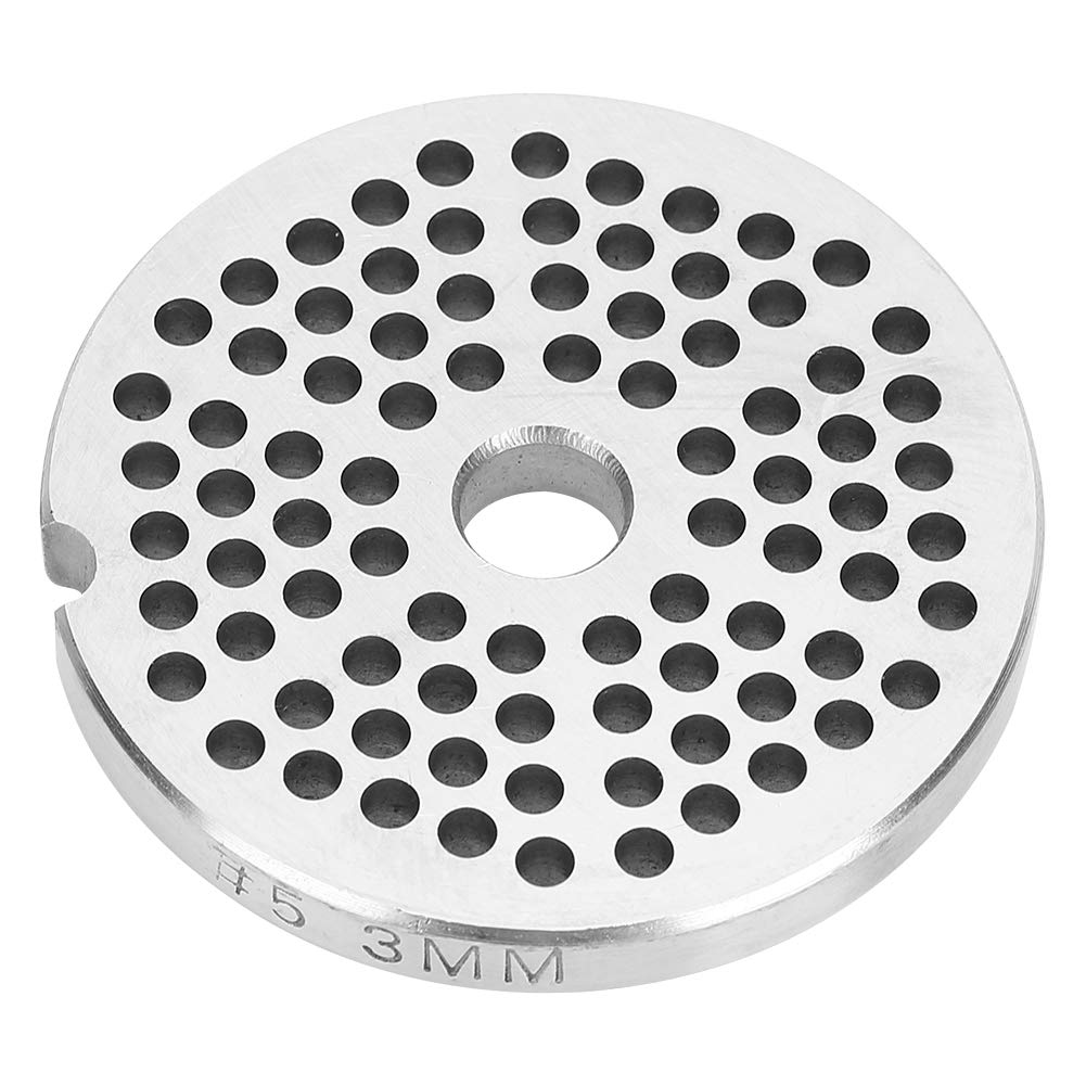 Premium Stainless Steel Meat Grinder Blades & Plates Set - 4 Sizes (3mm/5mm/7mm/10mm) - Durable Replacement Parts for Kitchen Meat Grinders - Perfect for Home Butchering, Sausage Making & Food Prep