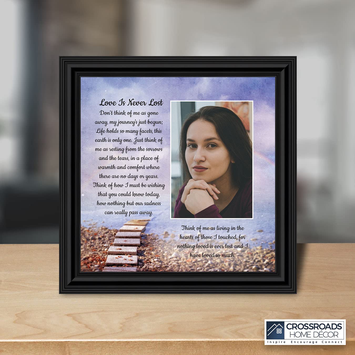 Sympathy Photo Frames - Memorial Wall Decor for Home & Gifts