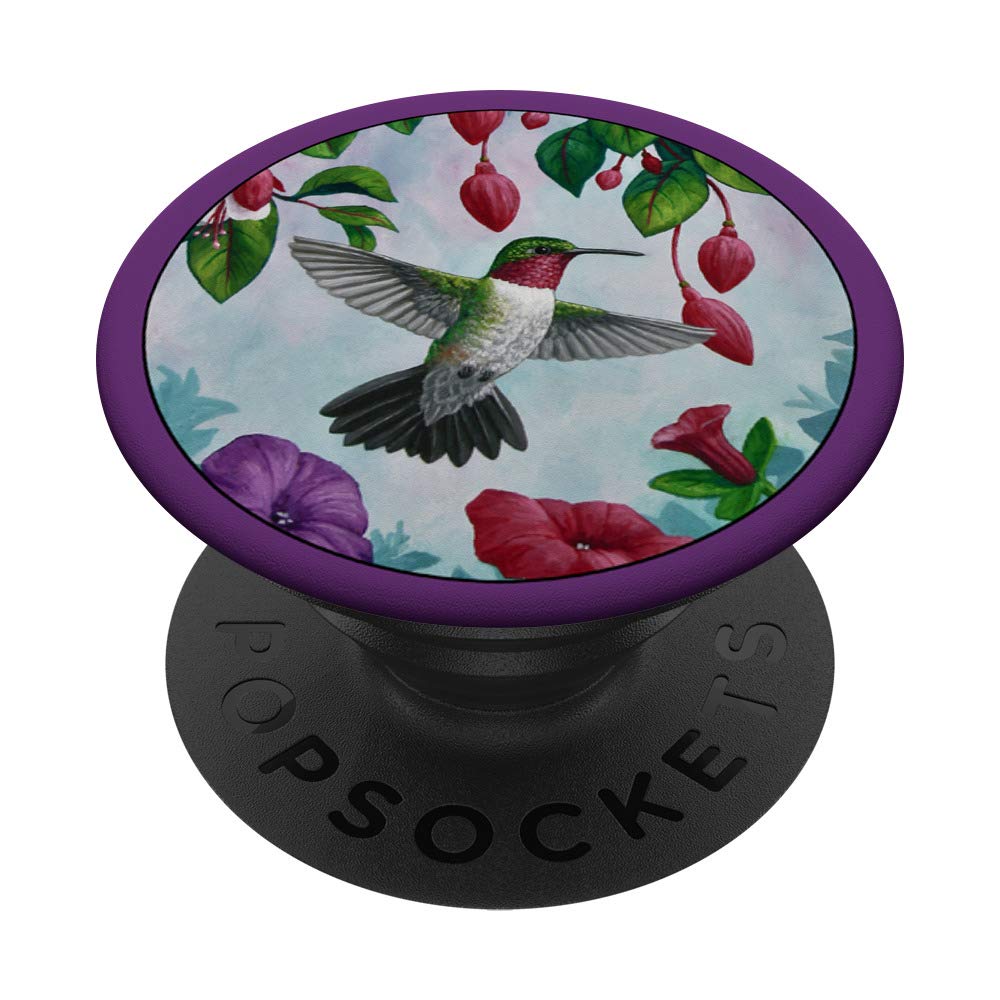 Hummingbird and Fuchsia Flowers - Vibrant Floral Decor for Home, Garden & Wedding Bouquets