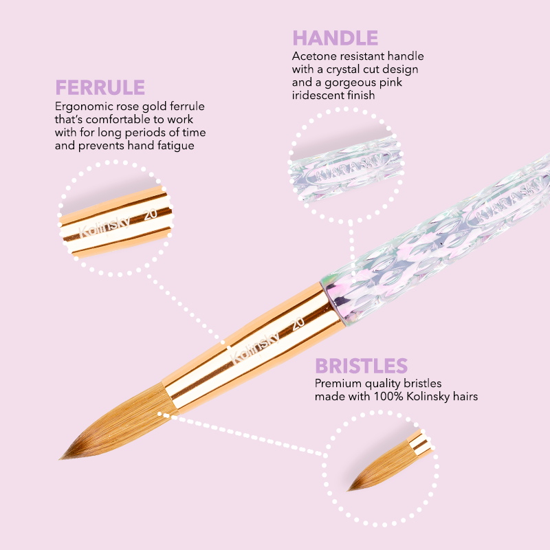 Professional Acrylic Brush #20 - High-Quality Artist Paint Brush for Canvas, Wood & Crafts - Perfect for Acrylic Painting, DIY Art Projects & Home Decor