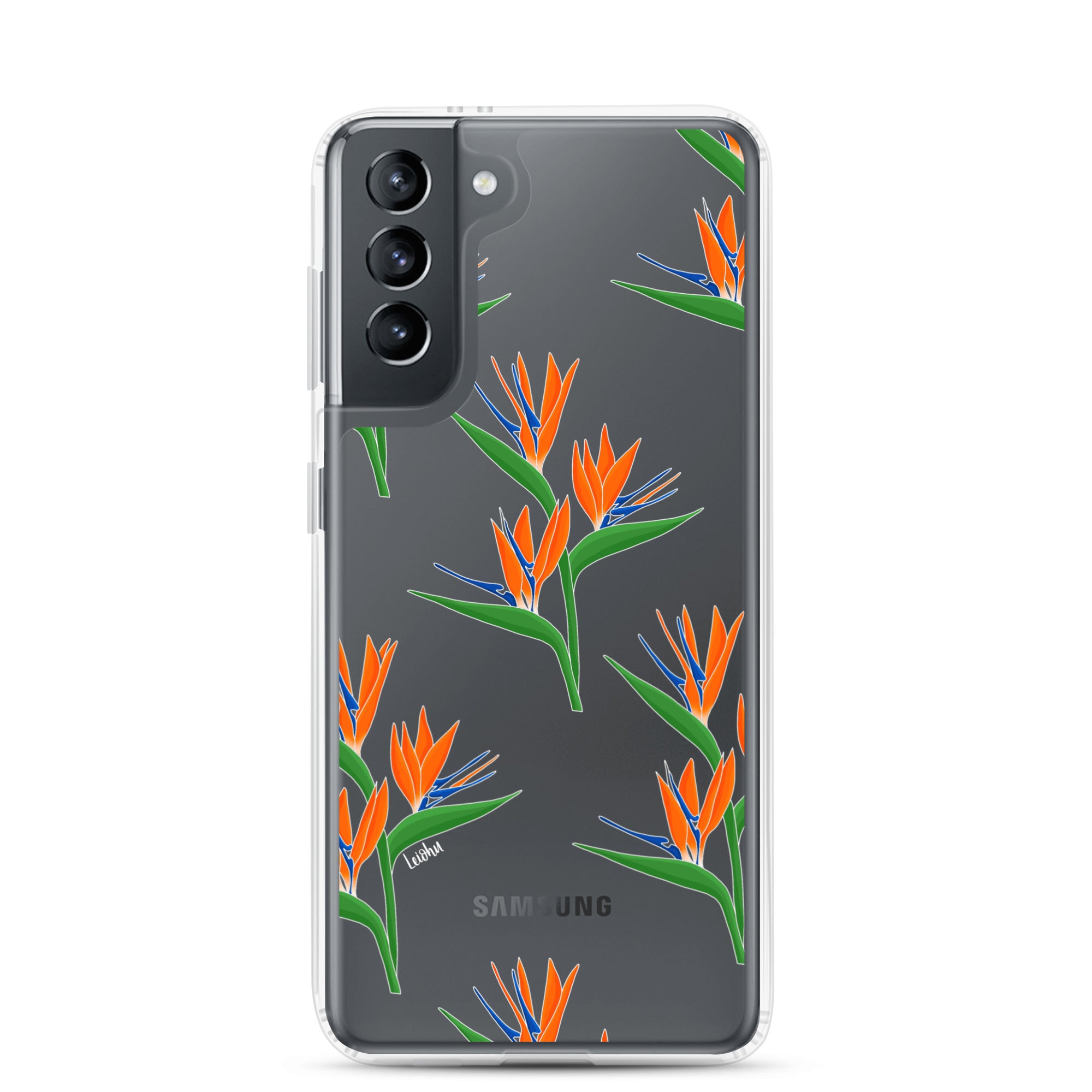 Bird of Paradise Clear Phone Case for Samsung Galaxy - Slim Protective Cover for Everyday Use & Travel