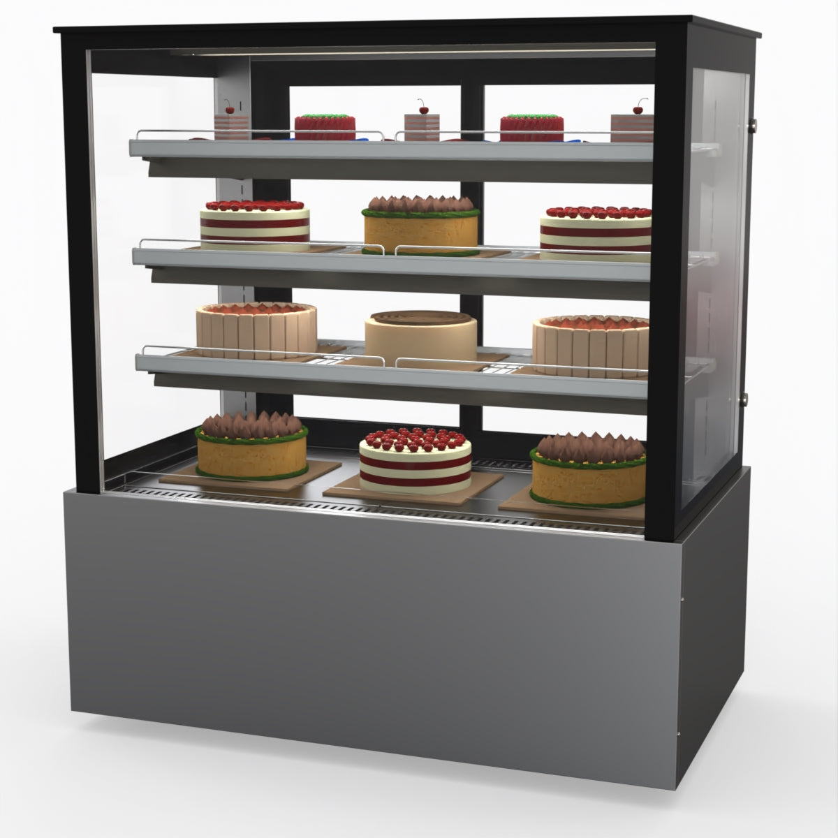 Bonvue SL840V Commercial Refrigerated Display Case - Perfect for Supermarkets, Delis, and Restaurants