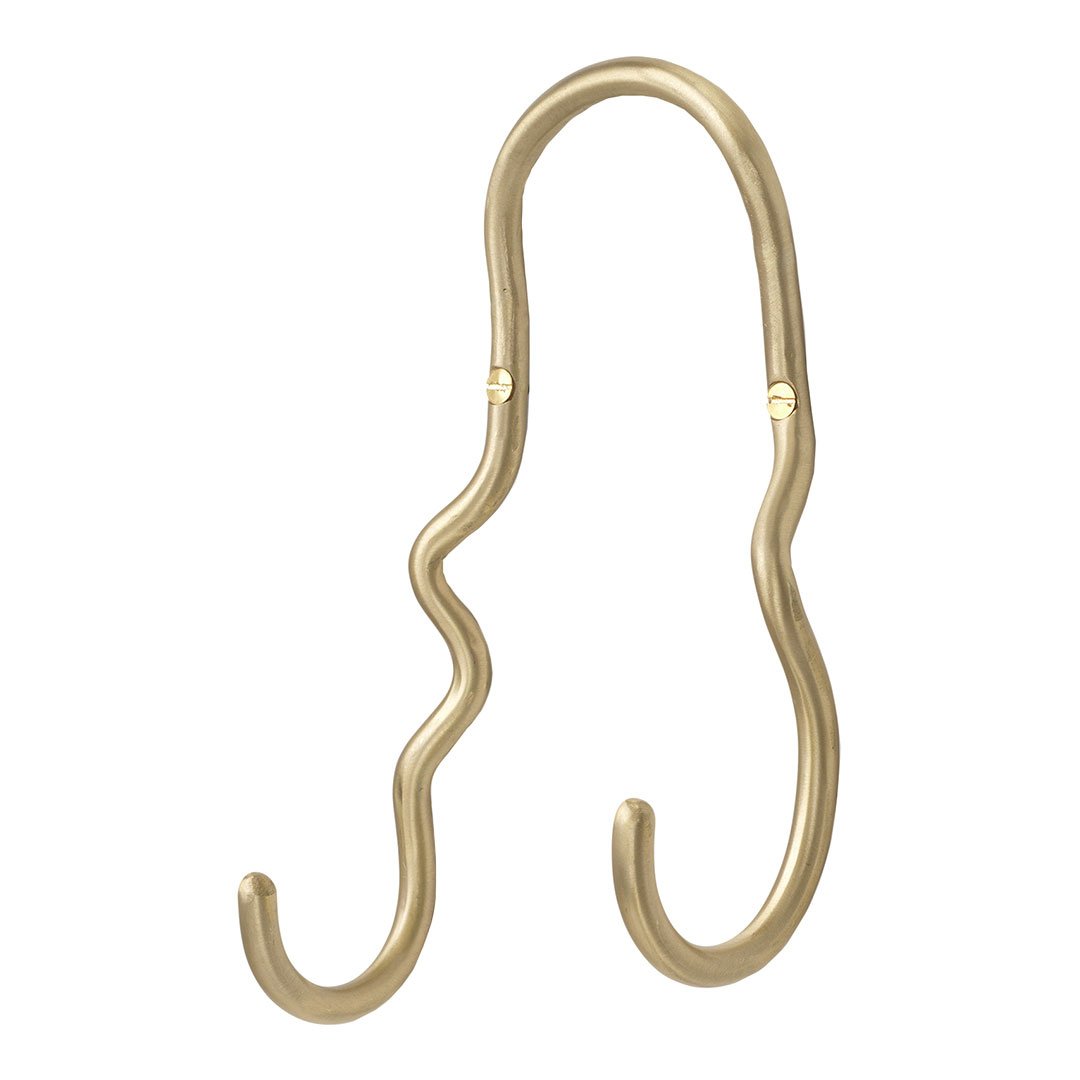 Curvature Double Hook - Heavy Duty Wall Hangers for Hats, Keys & Coats - Perfect for Home, Office & Entryway Organization