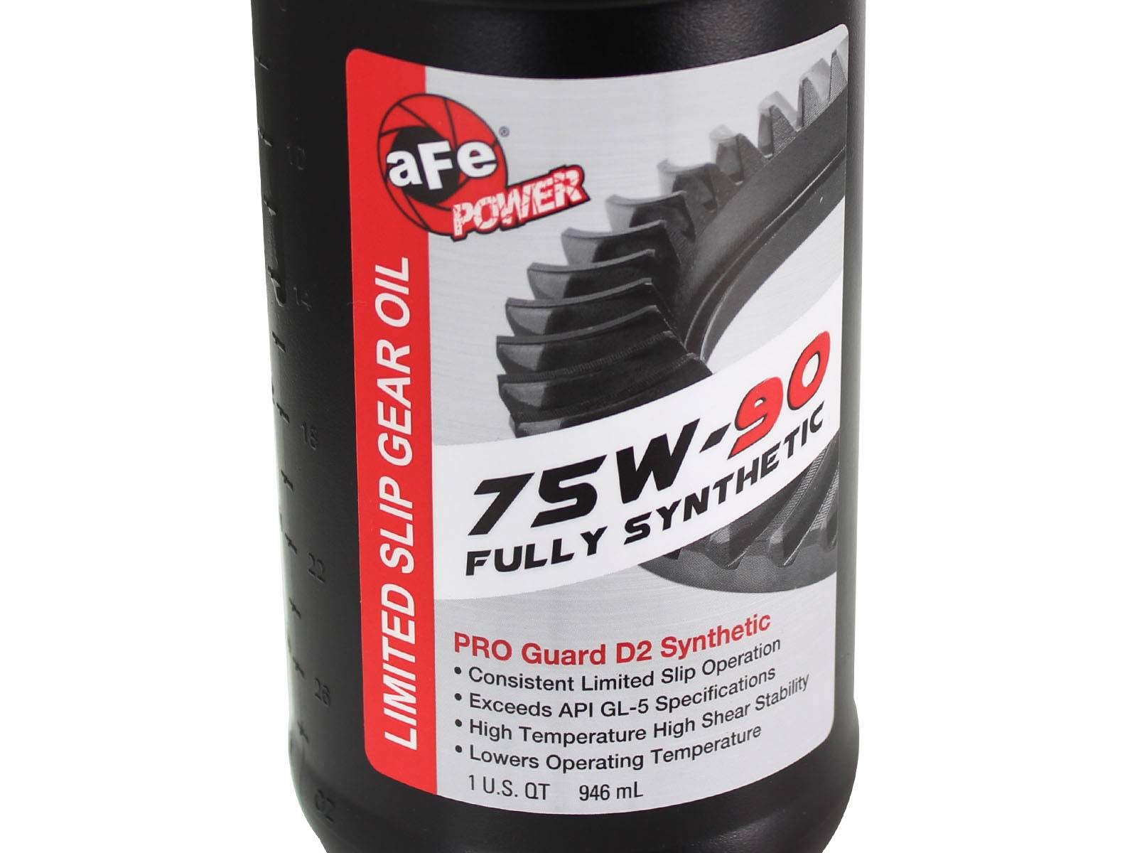 aFe Power 46-70152-WL Machined Rear Differential Cover with Gear Oil - Heavy-Duty Protection for Trucks & SUVs Off-Roading & Towing