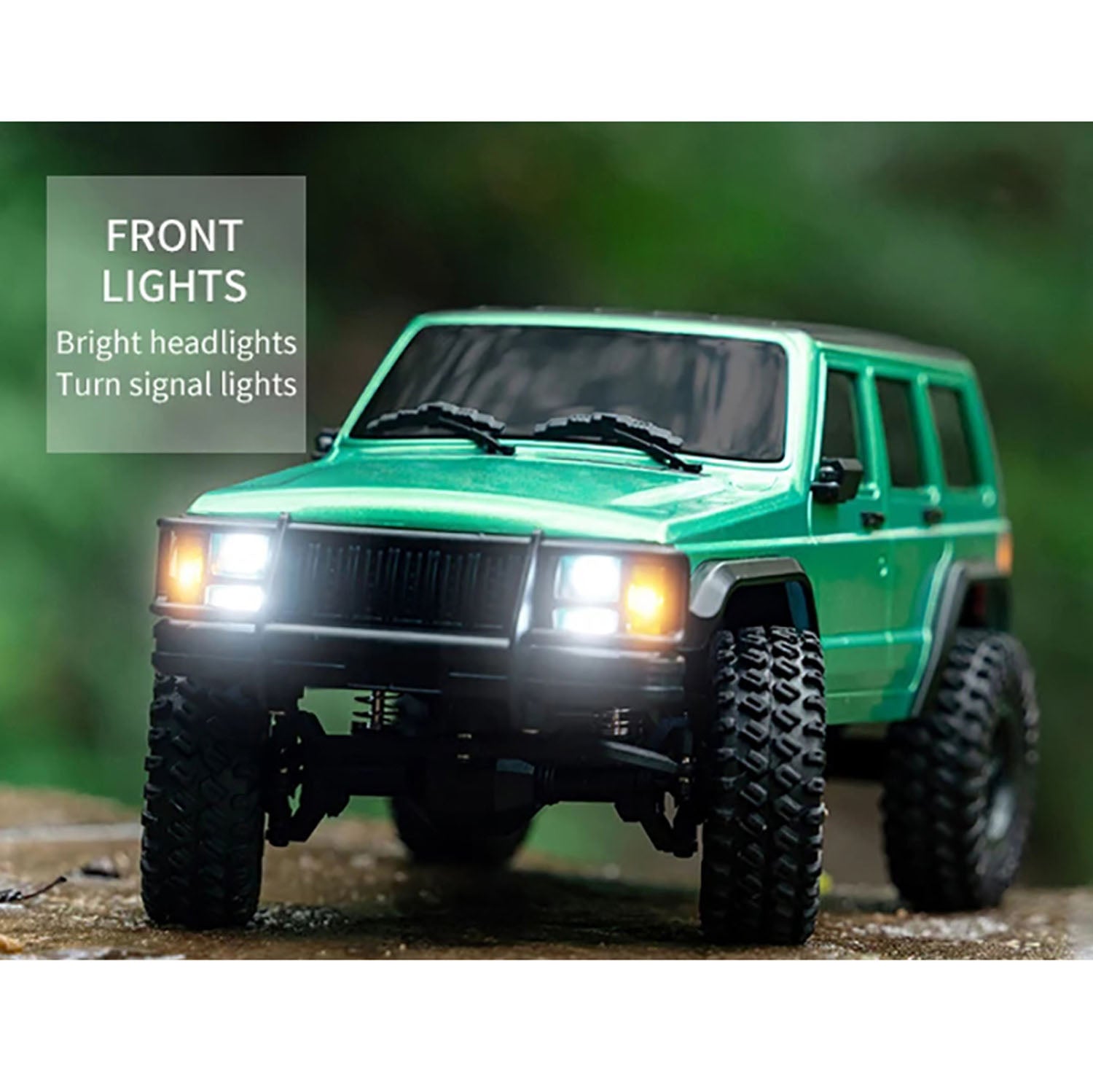 1/18 Scale 4WD Remote Control Rock Crawler - 8562 RC Off-Road Car with 3-Speed Motor, ESC, Servo & Light System - Multi-Terrain Adventure Vehicle for Kids & Adults - Perfect for Indoor & Outdoor Play, Backyard Crawling, Trail Exploration