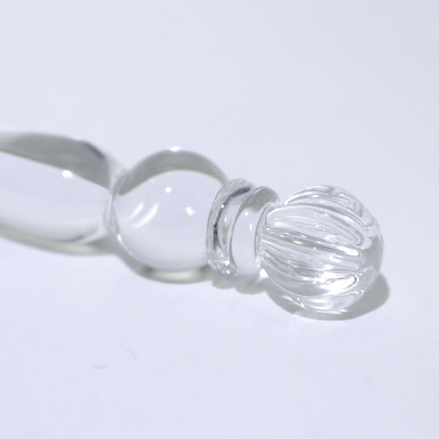 Japanese Glass Dip Pen - Crown & Clear Design, Perfect Calligraphy & Writing Tool for Artists, Writers & Journalists - Ideal for Hand Lettering, Sketching & Creative Gifts
