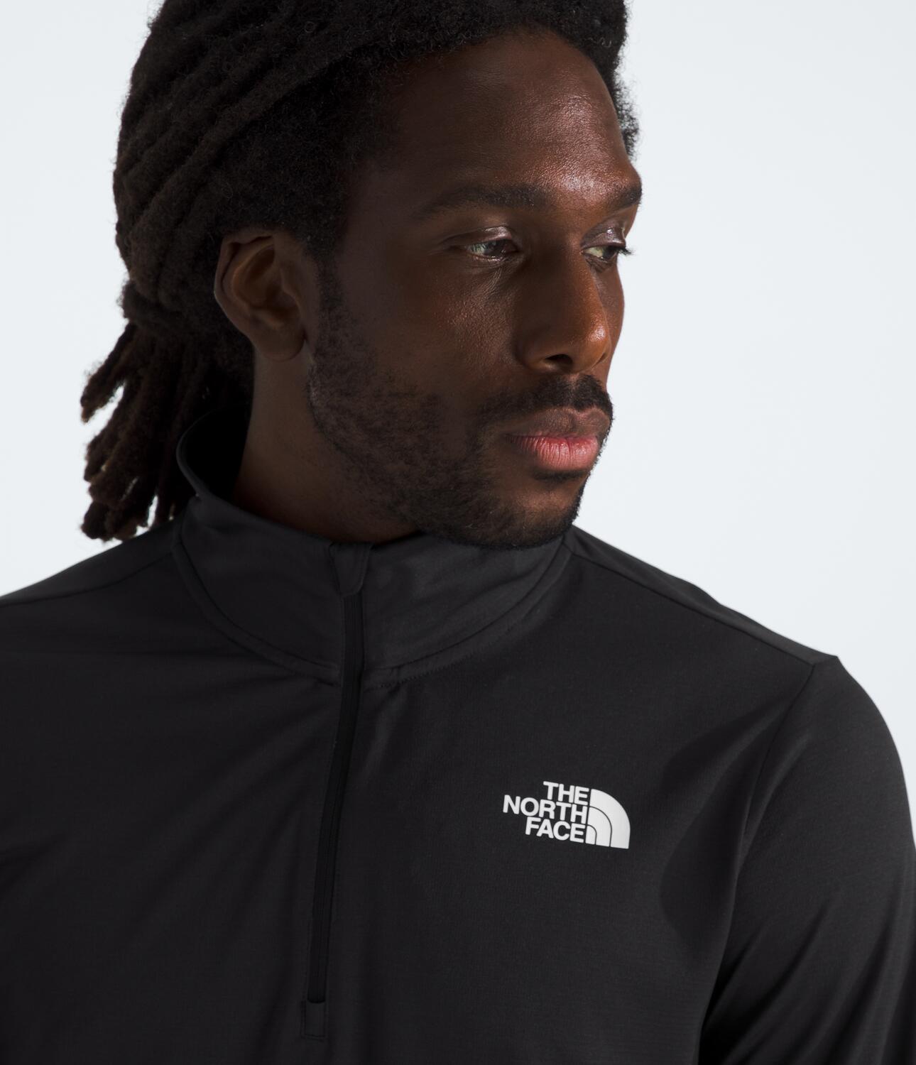 Men's 24/7 Performance 1/4 Zip Long Sleeve T-Shirt - Moisture Wicking Athletic Top for Running, Gym & Outdoor Activities - Style NF0A8949