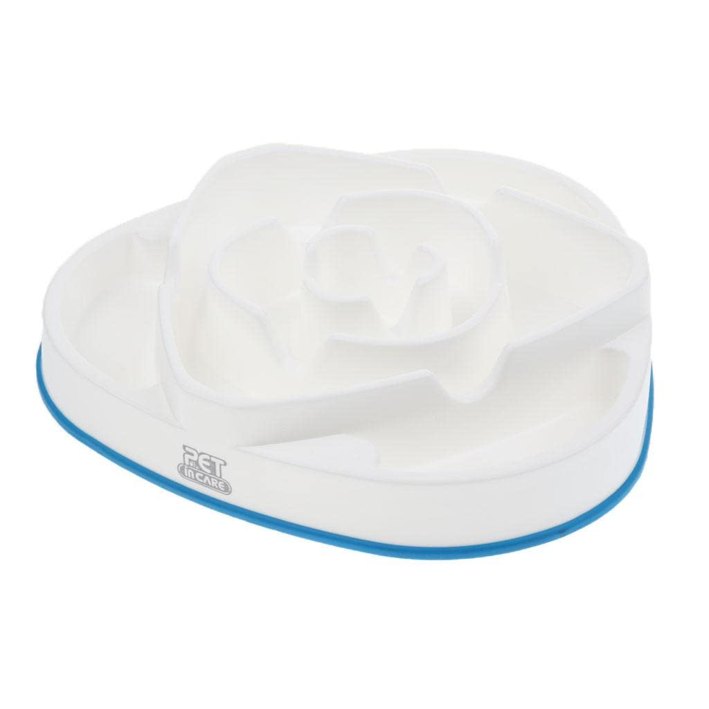 MYADDICTION Pet Slow Feeder Bowl - Interactive Flower Shape Dog & Cat Food Dish - Prevents Choking & Bloat - Perfect for Fast Eaters & Puzzle Feeding Fun