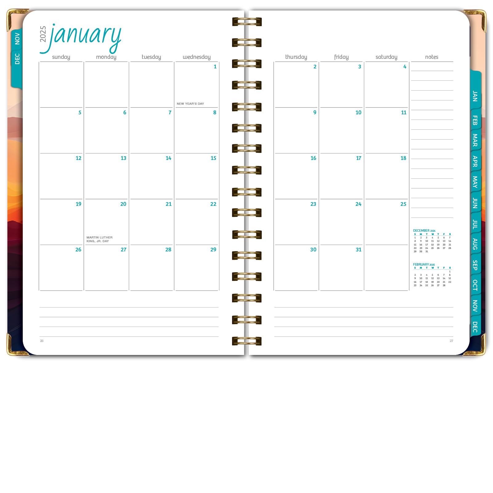 2025 Hardcover Planner 5.5
