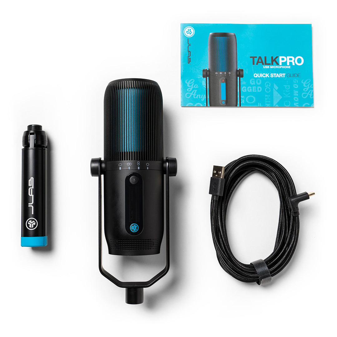 Talk PRO USB Microphone - Professional Plug & Play PC Mic for Streaming, Podcasting, Gaming & Voice Recording (Black) | Ideal for Home Studio, YouTube & Zoom Calls