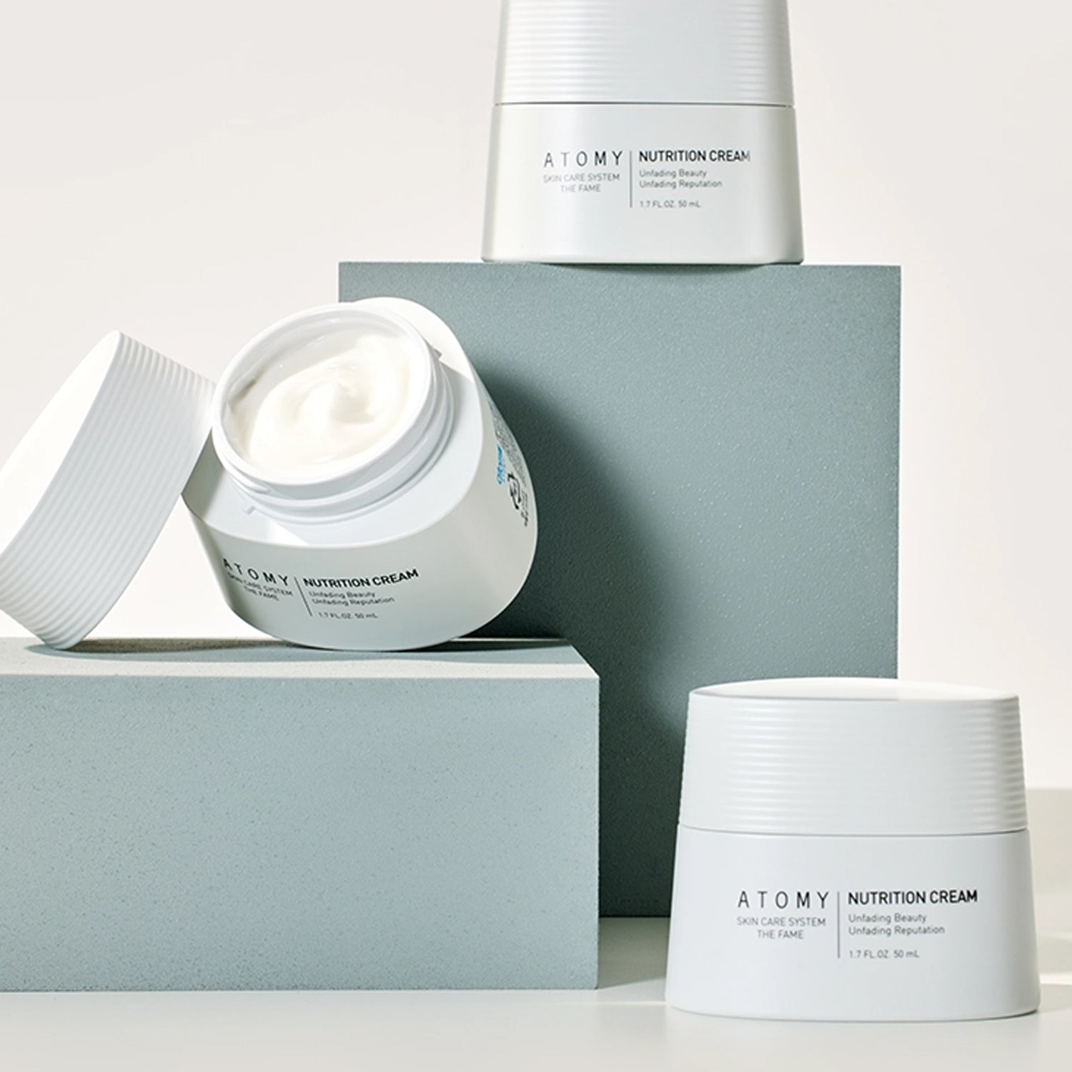 ATOMY The Fame Nutrition Cream 50ml - Anti-Aging Face Moisturizer with Collagen & Hyaluronic Acid | Day & Night Cream for Wrinkles & Fine Lines | Perfect for Dry, Sensitive & Mature Skin