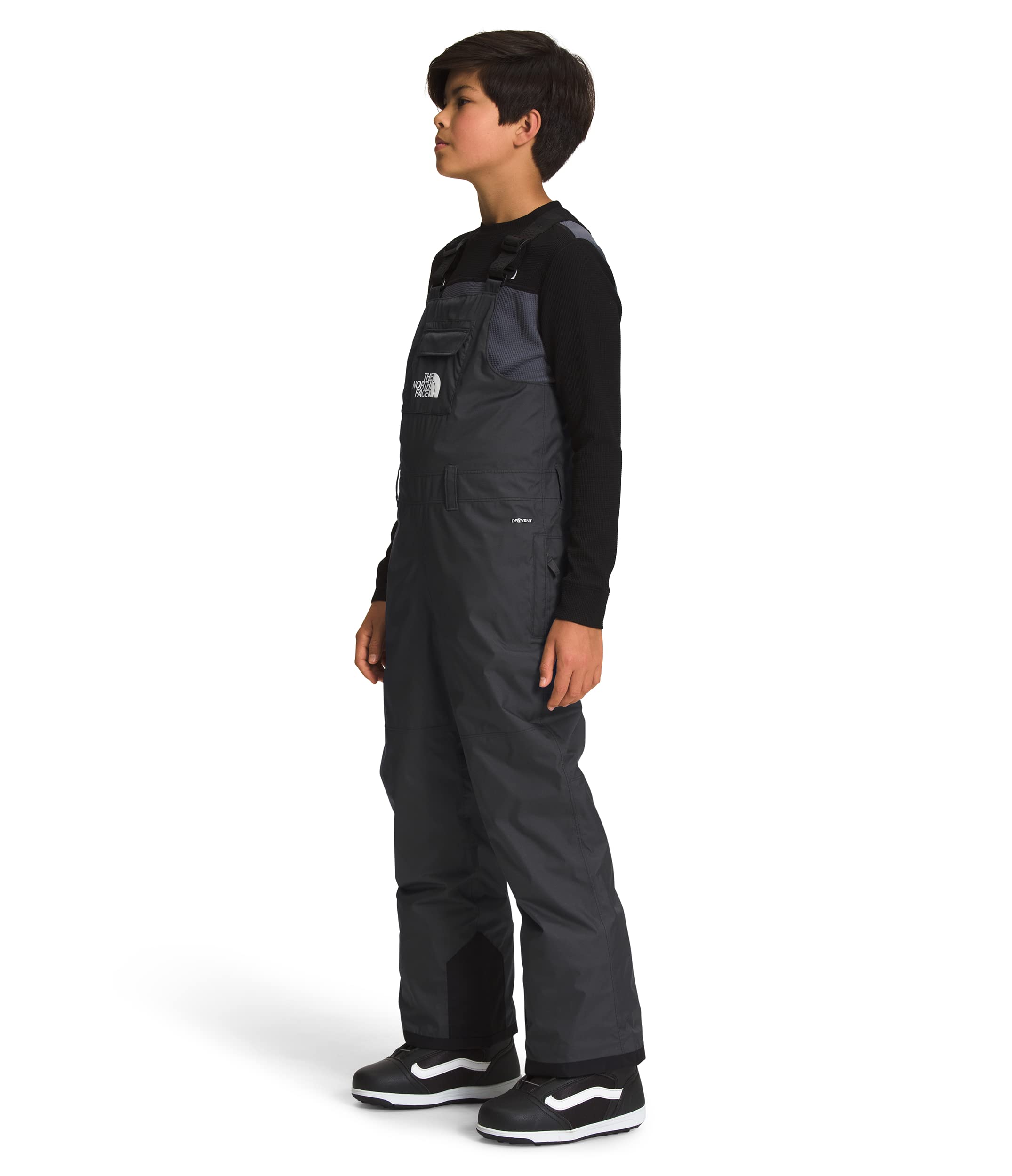 THE NORTH FACE Freedom Insulated Bib for Kids - Waterproof Snow Bib Pants for Boys & Girls - Winter Skiing, Snowboarding & Outdoor Activities