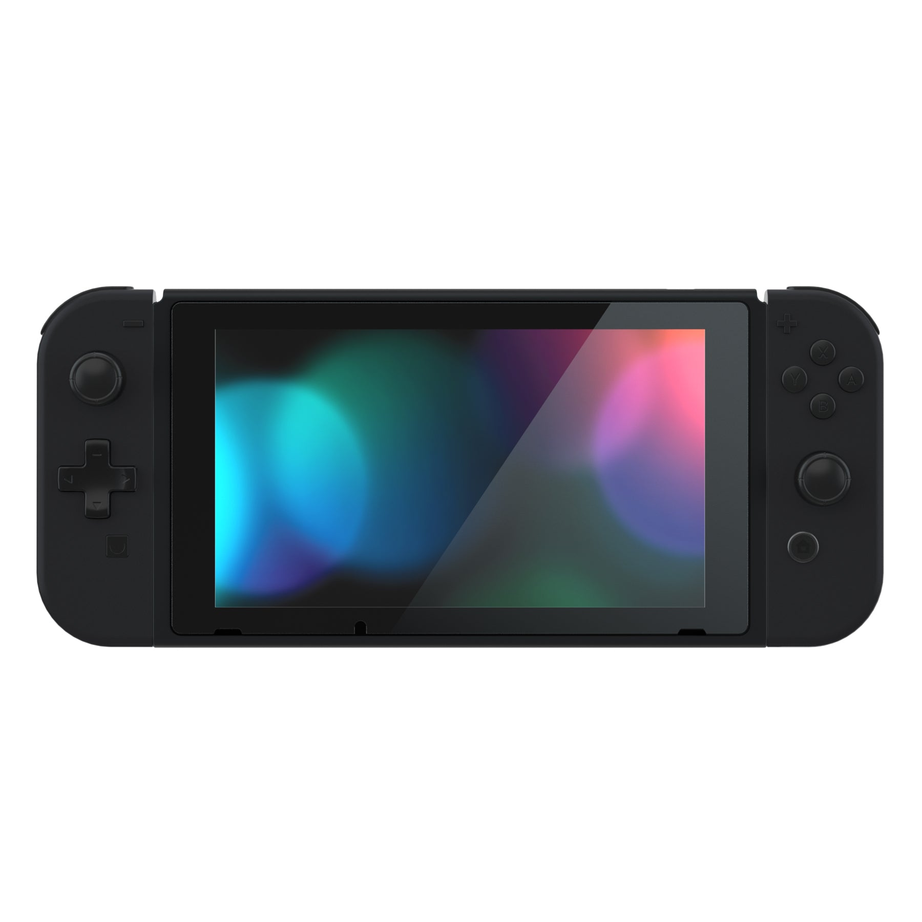 eXtremeRate Black D-Pad Replacement Shell Kit with Buttons for Nintendo Switch - Upgrade Your Gaming Controller for Enhanced Gameplay