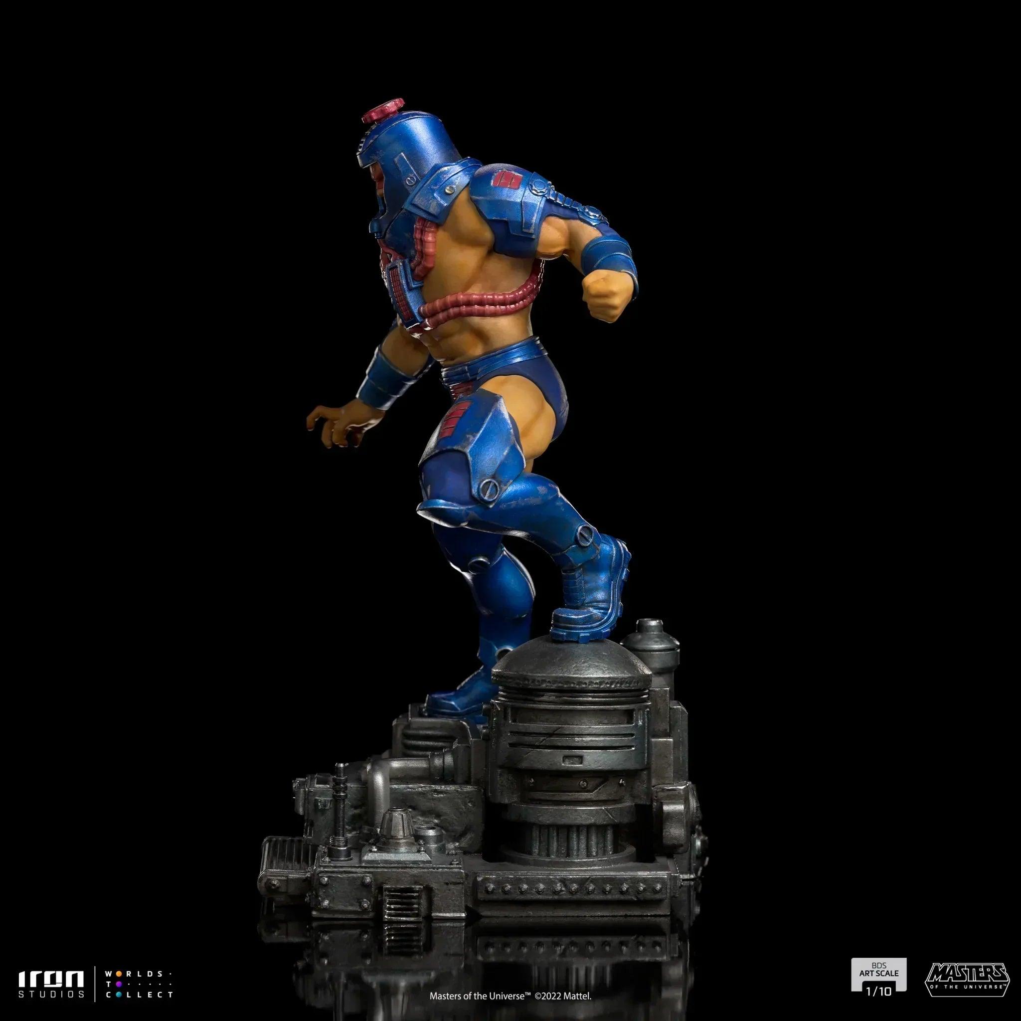 Iron Studios Masters of the Universe Man E Faces BDS Art Scale 1/10 Statue - Collectible Action Figure for Display & Home Decor