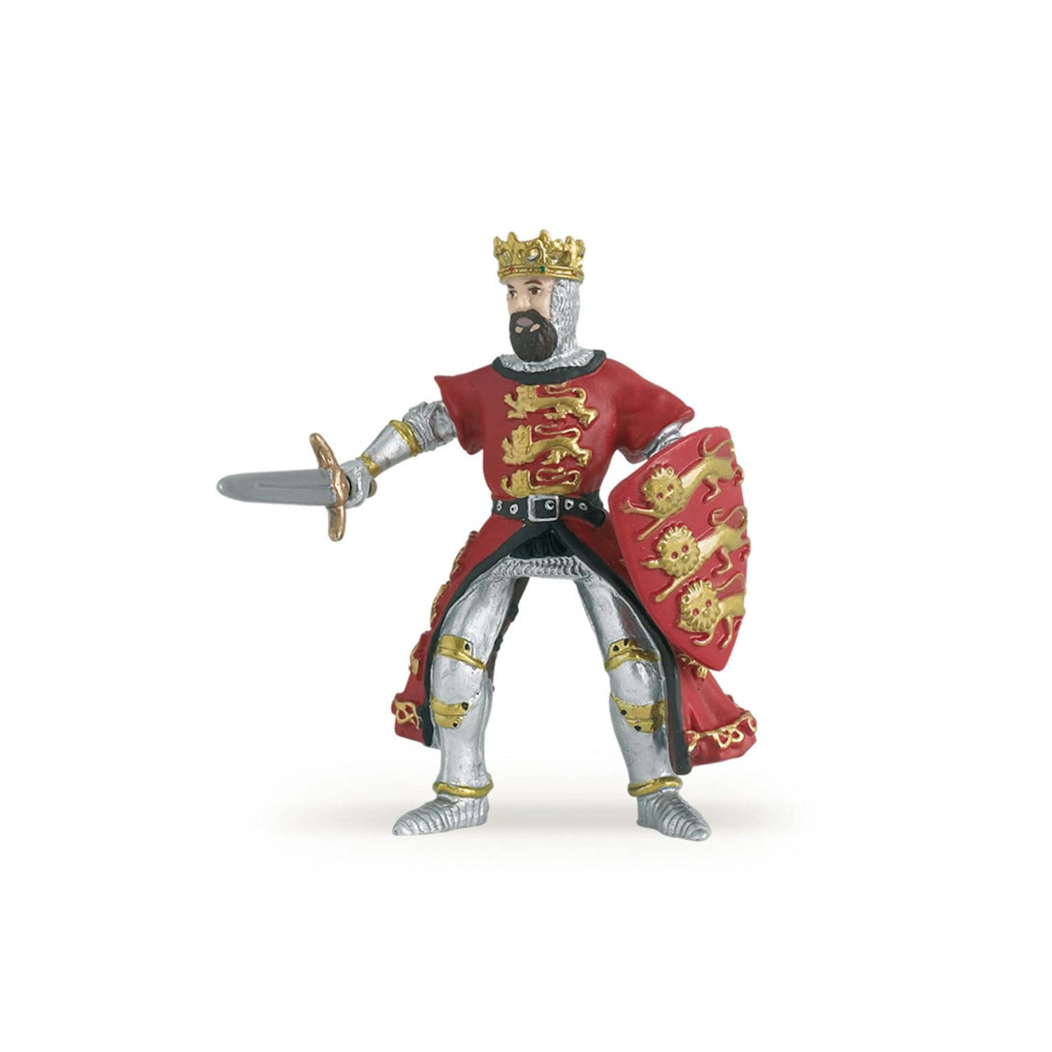 Papo Mini Tub Knights Toy Figures - 12 Piece Medieval Action Figure Set for Kids - Perfect for Playtime, Collecting & Fantasy Role-Playing Scenes