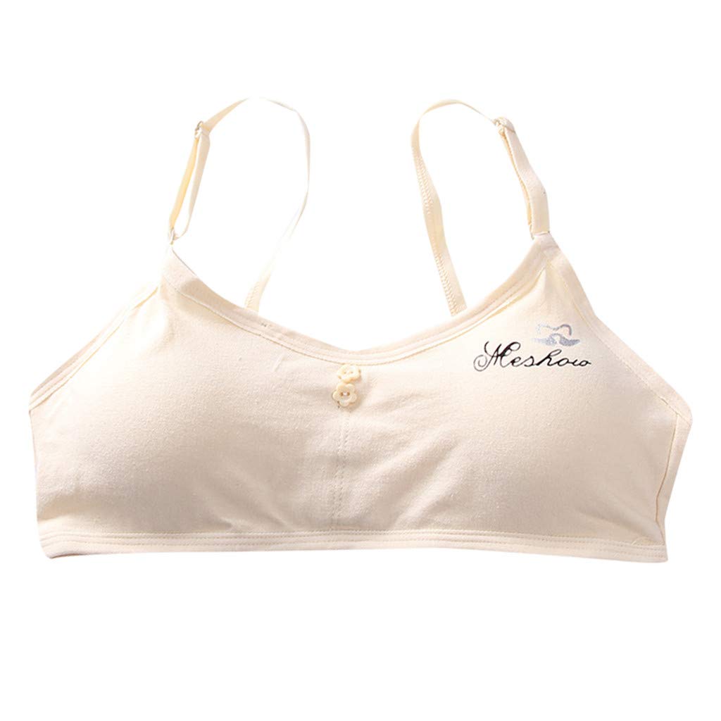 MOMKER Girls Adjustable Underwear Set - Soft Cotton Bras & Vests for Toddlers & Kids | Comfortable Undershirts for School, Play & Everyday Wear | Baby Care Essentials