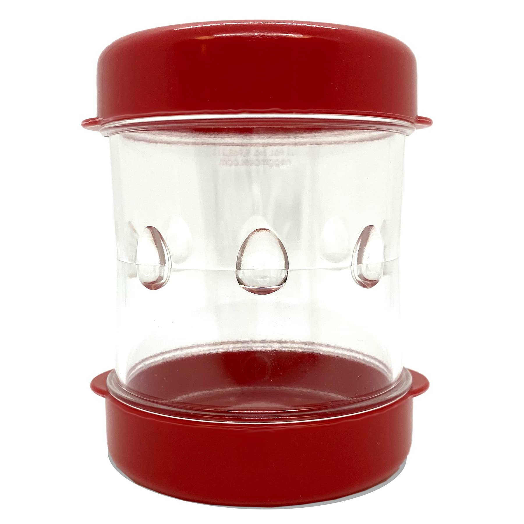The Negg Boiled Egg Peeler - Red | Easy Egg Shell Remover for Hard Boiled Eggs | Perfect for Breakfast, Meal Prep & Camping