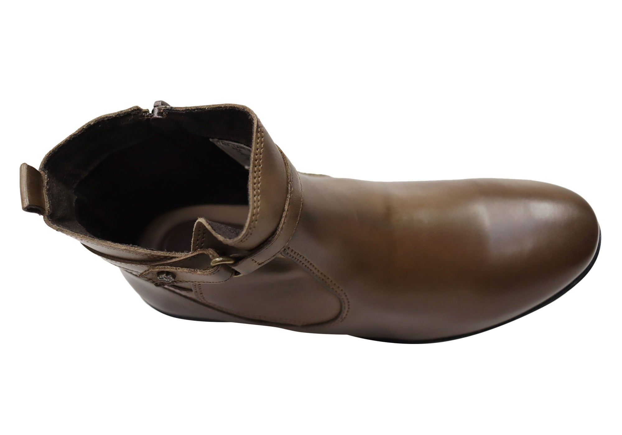 Perlatto Lane Women's Comfortable Leather Ankle Boots - Made in Brazil - Stylish Casual & Office Wear for Fall/Winter