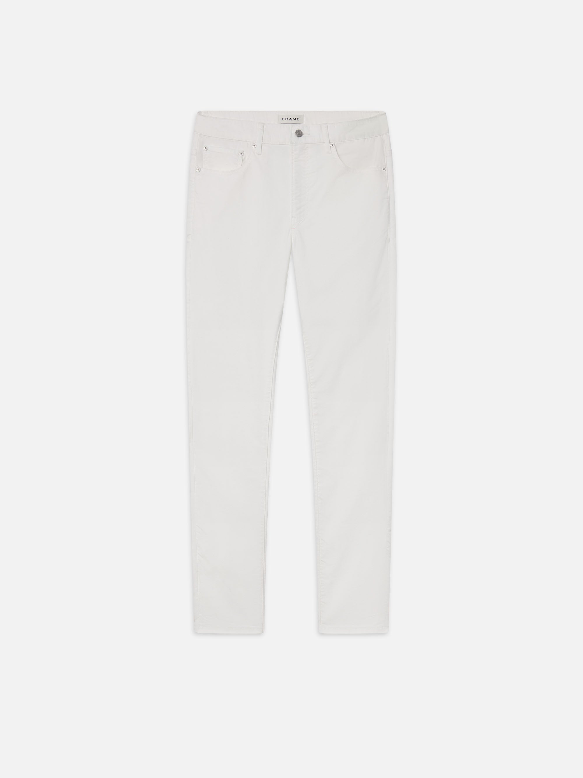 Straight Fit Off White Jeans for Women - Classic Denim Pants for Casual Wear & Everyday Outfits