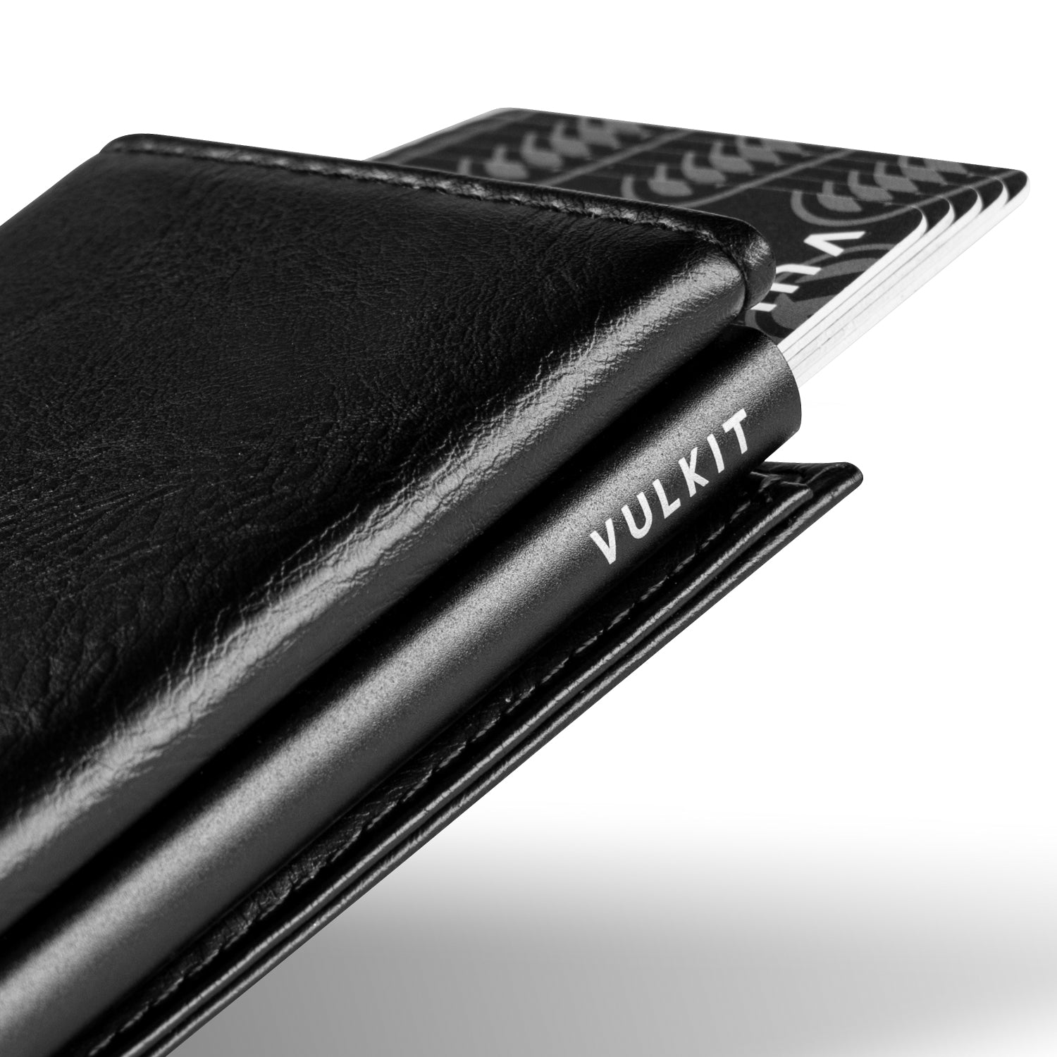 VC203 RFID Blocking Tri-Fold Wallet with Back Zipper Slot & Magnetic Closure - Slim Leather Wallet for Men, Perfect for Travel, Business & Everyday Use