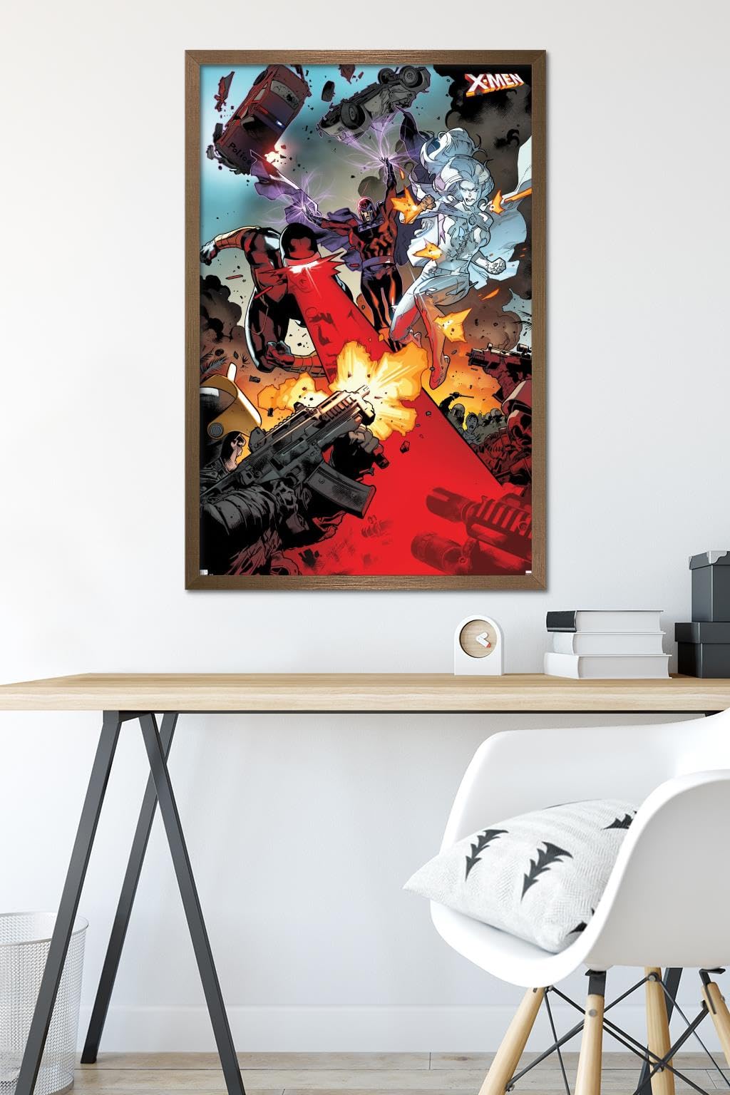 Marvel Comics X-Men Wall Poster - Cyclops, Magneto & Emma Frost Art Print, 34
