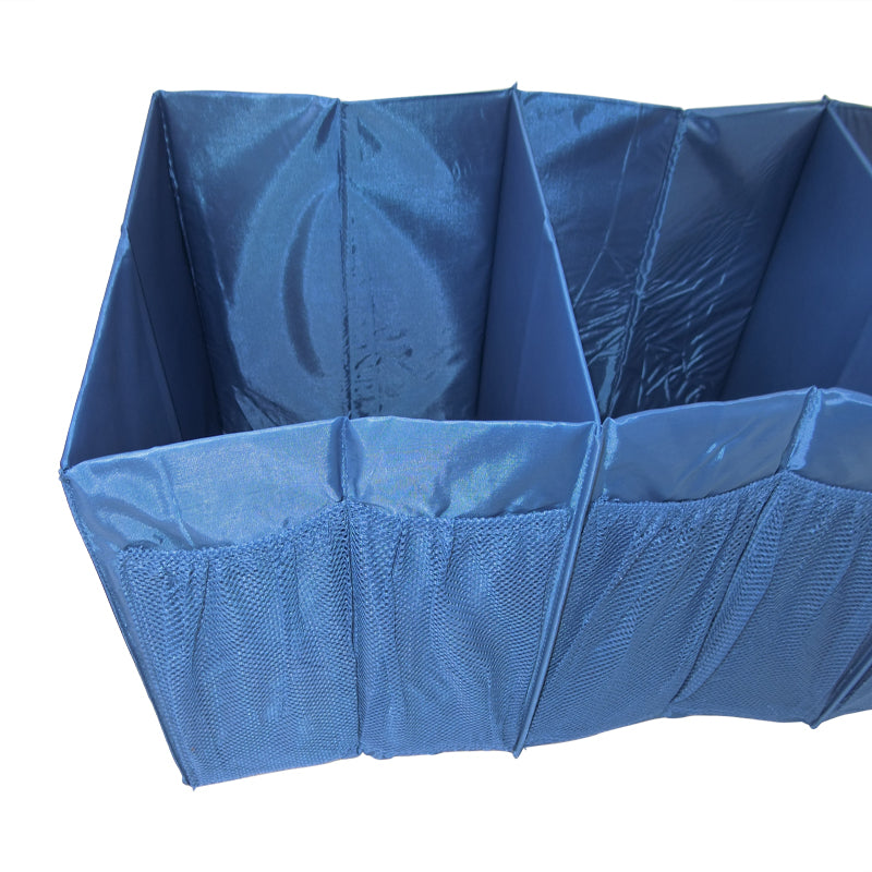 Foldable Car Boot Organizer - Waterproof Storage Box with Multiple Pockets for SUV, Sedan & Trunk Organization | Perfect for Travel, Groceries & Sports Equipment