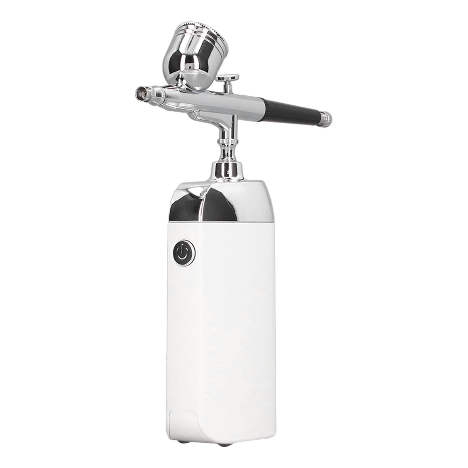 Portable Cordless 6W Facial Steamer - Deep Hydration Handheld Device with ABS Rubber & Aluminum Body, USB Charging for Oxygen Infusion & Makeup Prep | Perfect for Home Spa, Travel, and Professional Makeup Artists (White)