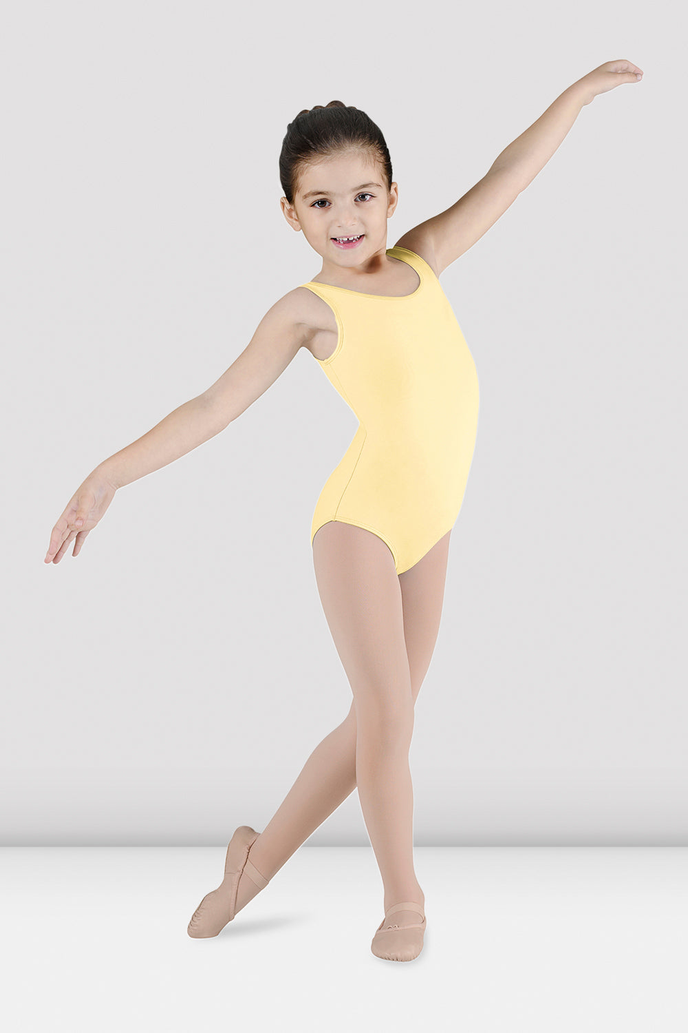 Girls Dynamic Tank Leotard - Stretchy Dance Leotard for Ballet, Gymnastics & Cheerleading - Comfortable Performance Wear for Kids & Teens