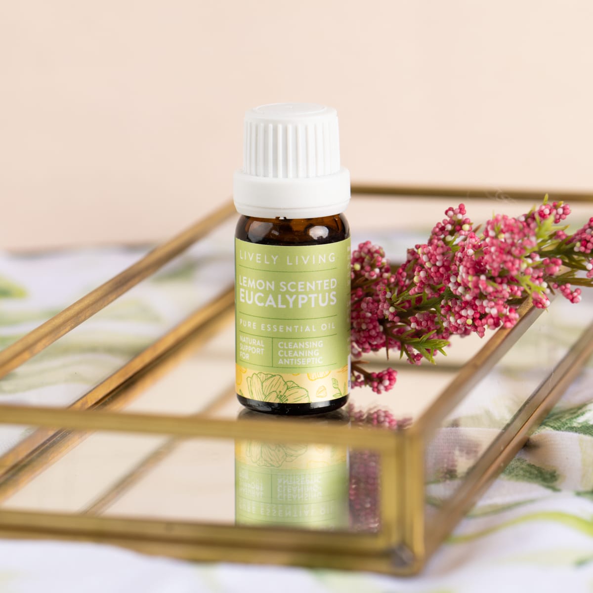 Pure Eucalyptus Lemon Essential Oil 10ml - 100% Natural Aromatherapy Oil for Diffuser, Massage & Stress Relief - Perfect for Home Spa, Yoga & Relaxation
