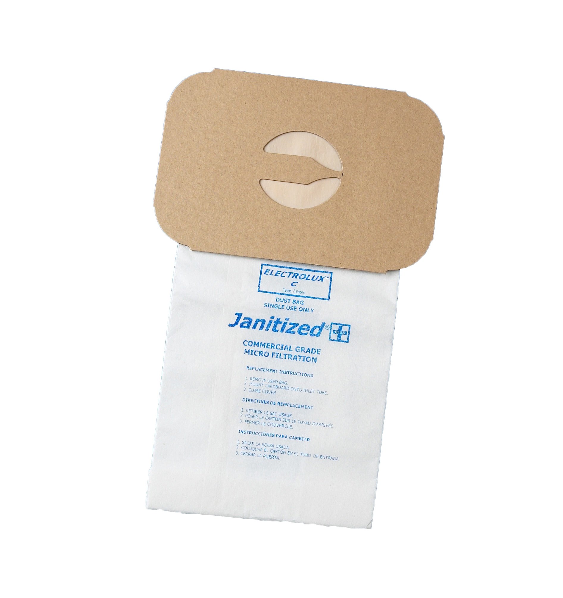 Premium Electrolux Type C Vacuum Bags - Commercial Replacement Paper Bags (Pack of 3) - OEM#850 Compatible with Electrolux Canister Vacuums - Ideal for Offices, Hotels & Commercial Cleaning