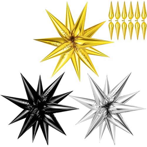 Blcak,gold, Silver, 26 Inch